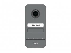 LHS V/01 Монолитная вызывная панель с цифровой видеокамерой, одинарной кнопкой вызова, с возможностью расширения до 4 вызовов, покрытие ZAMAK, система